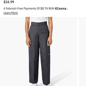 Loose Fit Double-Knee Work Pants NWOT